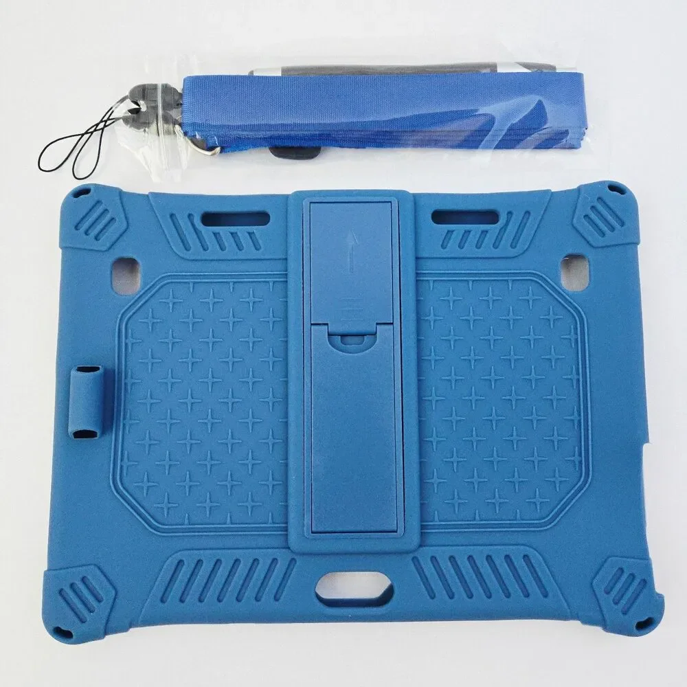 10.1 Inch Silicone Shockproof Tablet Case Carrying Shoulder Strap & Stylus Pen